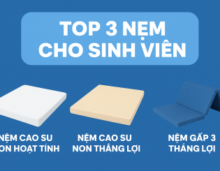 Các dòng nệm phù hợp với giá tiền sinh viên – Giấc ngủ ngon cùng Nệm Thắng Lợi