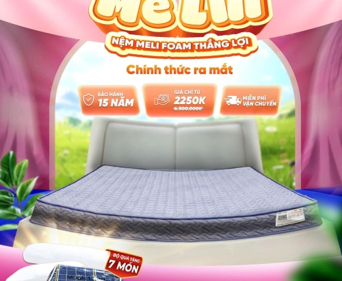 Nệm Meli Foam Thắng Lợi ( New ra mắt 2026 )