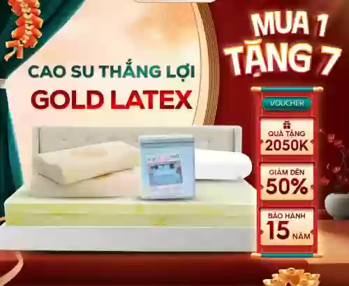 Nệm cao su Gold Latex Thắng Lợi