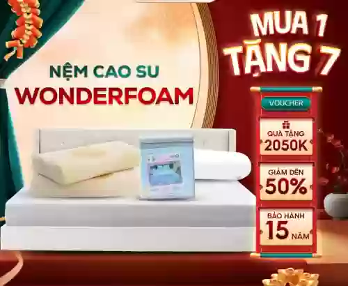 Nệm cao su Wonderfoam Thắng Lợi