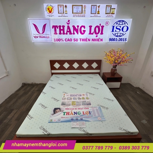 Nệm cao su non hoạt tính Thắng Lợi