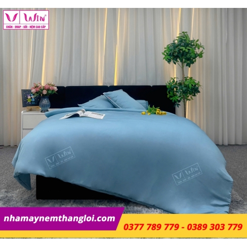 Bộ  Drap - Lụa Tencel 4 món ( màu trơn )