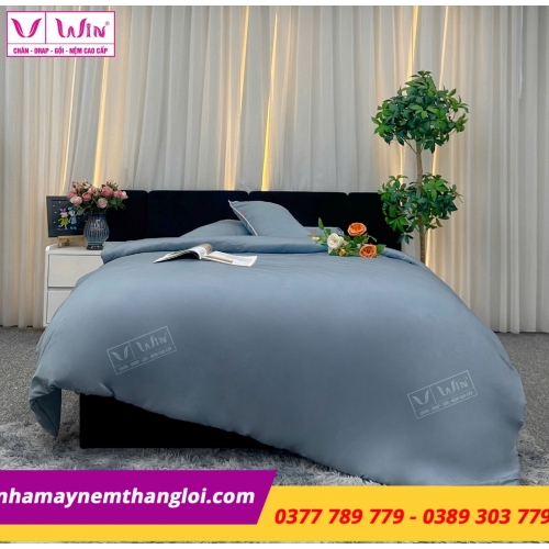 Bộ  Drap - Lụa Tencel 4 món ( màu trơn )