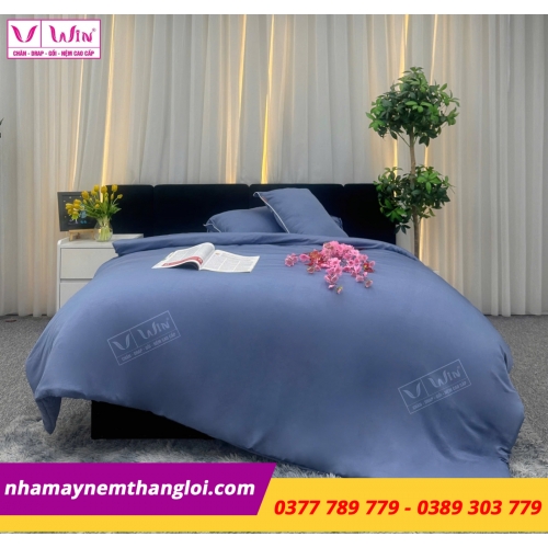 Bộ  Drap - Lụa Tencel 4 món ( màu trơn )