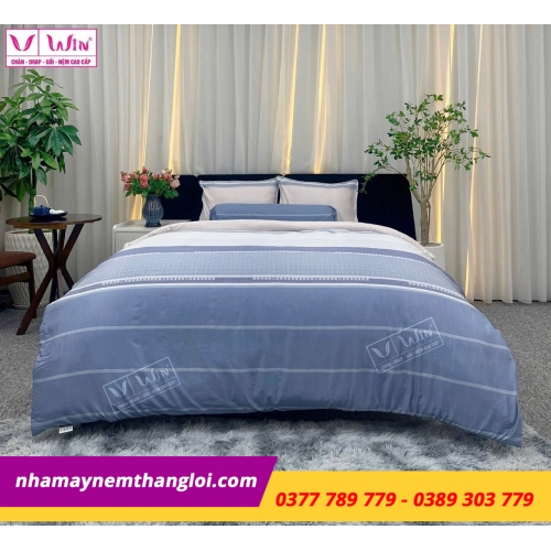 Bộ  Drap - Lụa Tencel 4 món ( hoa văn )