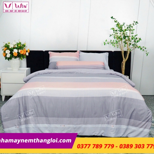 Bộ  Drap - Lụa Tencel 4 món ( hoa văn )