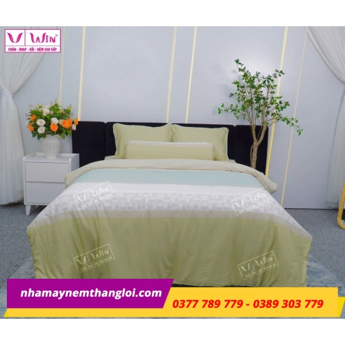 Bộ  Drap - Lụa Tencel 4 món ( hoa văn )