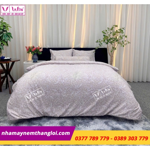 Bộ  Drap - Lụa Tencel 4 món ( hoa văn )