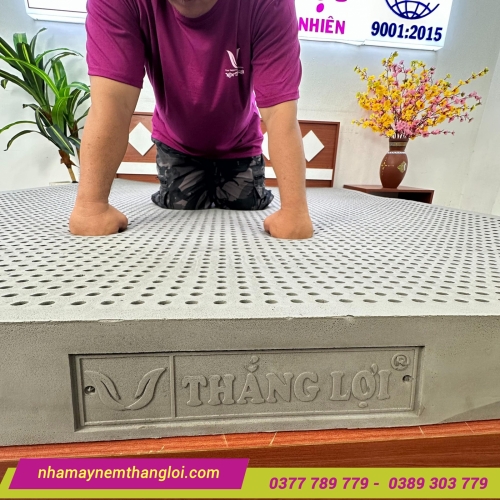 Nệm cao su thiên nhiên BoBo than hoạt tính Thắng Lợi