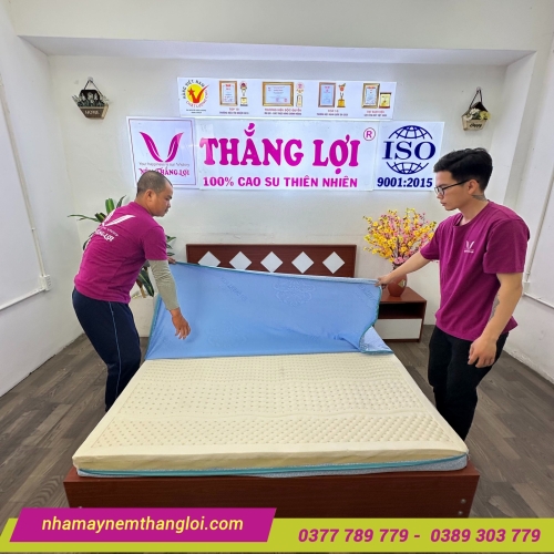 Nệm cao su thiên nhiên Rosi Massage Thắng Lợi