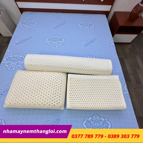BỘ GỐI CAO SU THIÊN NHIÊN THẮNG LỢI ( 2 NẰM + 1 ÔM )