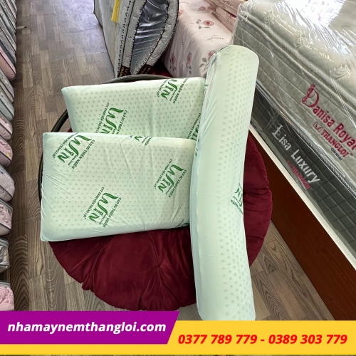 BỘ GỐI CAO SU THIÊN NHIÊN THẮNG LỢI ( 2 NẰM + 1 ÔM )