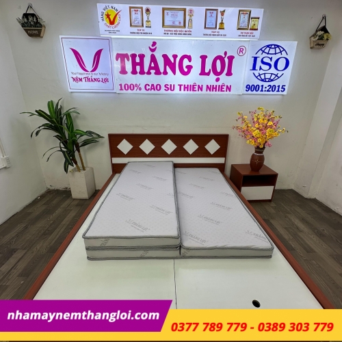 Nệm foam hoạt tính cao cấp Thắng Lợi gấp 3