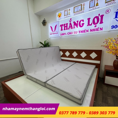 Nệm foam hoạt tính cao cấp Thắng Lợi gấp 3
