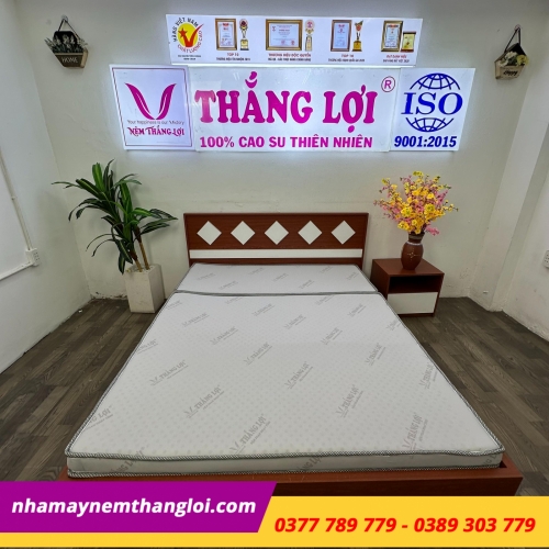 Nệm foam hoạt tính cao cấp Thắng Lợi gấp 3