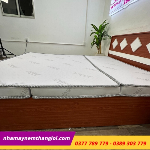 Nệm foam hoạt tính cao cấp Thắng Lợi gấp 3